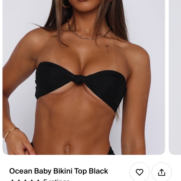 White fox boutique bikini set - Picture 2 of 5